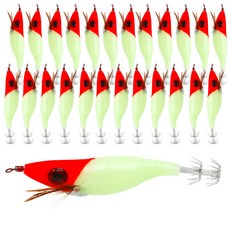 皇家魚 大眼木蝦飛蠅鉤 25入 RFW230302, 裸綠, 10g