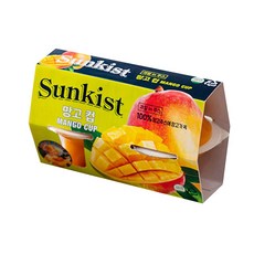 썬키스트 과일컵 주스 감귤컵, 100g, 4개입