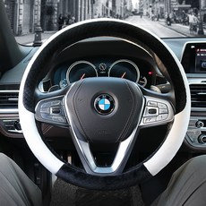 GMZ MOTORS 全車系通用 車用冬季方向盤套 Soft Winter, 白色