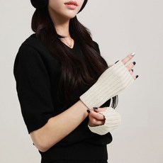 메리로지 여성용 골지 니트 숏 핸드워머 2p x 3개