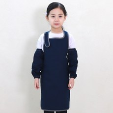 BEBE CHOUETTE 兒童帆布圓形圍裙 + 袖套組