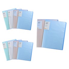 ABM 半透明 A4 文件夾 40p, 10個, 隨機出貨