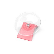 햄스터 고슴도치 UFO러닝 장난감, 핑크, 1개