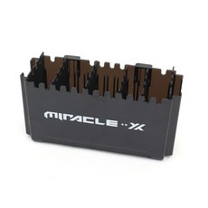 SAPA Miracle 釣具箱用收納架, 1套, 透明黑色