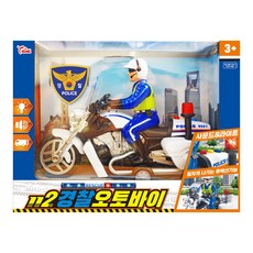 THINK Toys 112警察摩托車可動玩具, 混合顏色