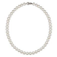 HAESOO.L 女士 925純銀 6MM 珍珠項鍊 ALL-SW-N-6MM