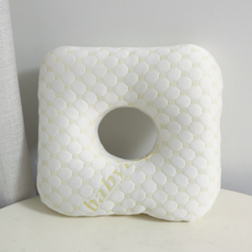 소울리치 귀가 안아픈 스퀘어 피어싱베개, 골드, 1개