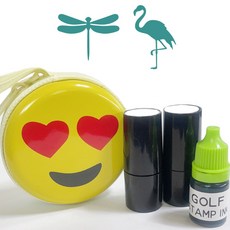 蘋果高爾夫球印章組, GREEN C, 1套