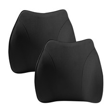 카템 e편한 등쿠션 CT220, 블랙, 2개