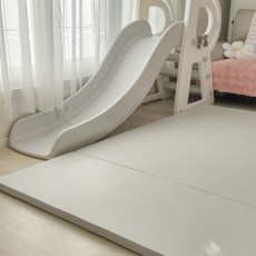 소리안나 유아용 포포 4단 폴더매트, 연그레이