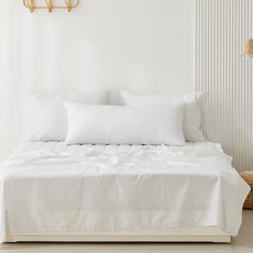 g BEDDING 格紋Duralon涼感單層被, 白色