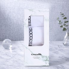 크로커다일 쿨베리 스포츠 중목 양말 3켤레 CD398, 화이트, 화이트, 화이트, 1개