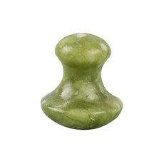 翡翠玉石臉部按摩石, 橄欖色, 1個