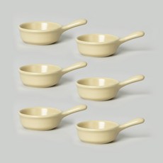 ssueim MILD MATTE系列醬料碗, 6個, 蛋