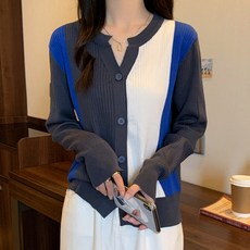 POPLARNC 女款卡茲大尺碼針織開襟衫 P25FC081458