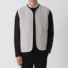 JJBLACK 男款 Pute 菱格絎縫背心