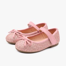 守護者 女童閃亮蝴蝶結皮鞋 K-22