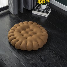 UNICOSY 圓形餅乾造型加厚椅墊