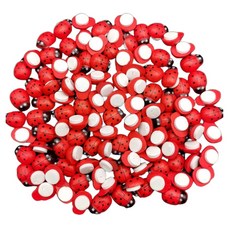 瓢蟲模型裝飾室內擺飾 50入, 紅色