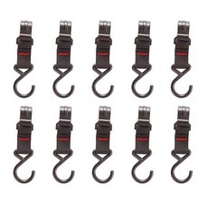 메드블루 캠핑 다용도 걸이 꽂이 랜턴 후크 JNH865, 10개, 블랙