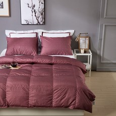 구스앤홈 구스온 모던도트 호텔 구스이불 600g PG70, 와인