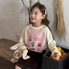 스타빈 나그랑컬러 프린팅 긴팔 티셔츠