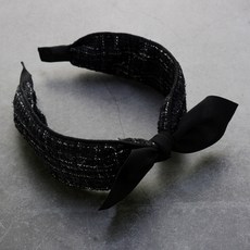 HanNal 素色毛呢頭巾髮帶