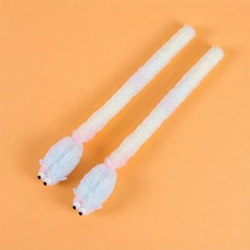 데이소이 고양이 그라데이션 쥐 긴 꼬리 장난감 ONE SIZE, 2 옐로우, 2개