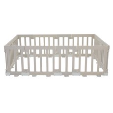 에듀플레이 우디 스퀘어 베이비룸 혼합 12p 문세트, 모카베이지, 1개