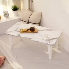 Tree farm 韓國製造 LPM 6段高度調節折疊式 750 桌, 白色大理石