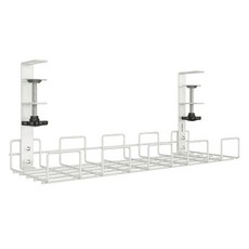 마켓플랜 레이어 무타공 멀티탭 거치대, 1개, 화이트