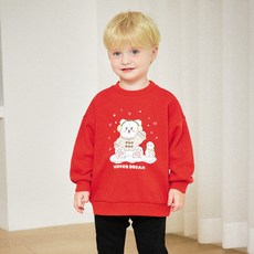 몰리멜리 윈터 드림 융기모 맨투맨 티셔츠