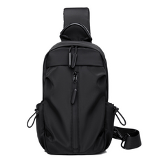 男款商務休閒防水肩背包 SH, 黑色 (SH21)