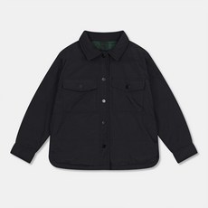 SPAO 兒童雙口袋絎縫襯衫式外套