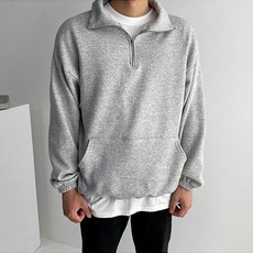 머시따 기모 반집업 밴딩 맨투맨