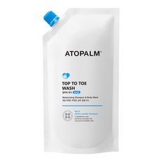 ATOPALM 愛多康 從頭到腳洗髮沐浴露 補充包, 1個, 400ml