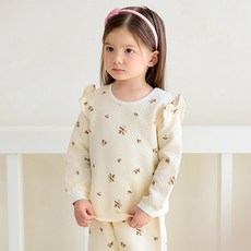 unifriend 兒童百合有機保暖內衣上下套裝