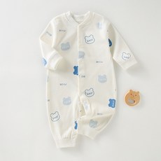 STARDOOR 可愛角色圖案全開扣連身衣