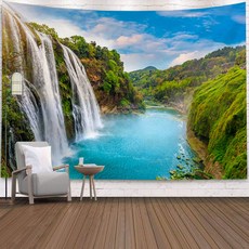 Allode陽光海灘風景牆壁裝飾法蘭絨布海報, 13