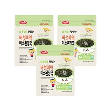 Bebest 孩童即食料理包, 香菇海帶大醬湯, 200g, 3包