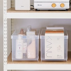 Changsin Living 昌信生活 多功能深型收納盤, 2個, 透明