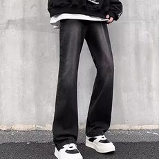 Goodif 男士潮流水洗靴型丹寧褲