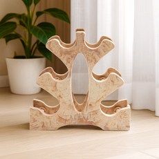 아리프 우드 마블 3단 아령 거치대, 1개