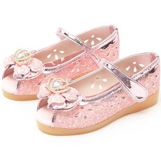 MAMI TREE 女童 RS Crown Ribbon 閃亮魚口涼鞋