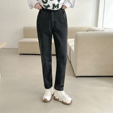 토마토팩토리 여성용 테라 올밴딩 배기 데님팬츠