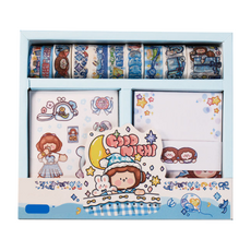 Fairy Tail紙膠帶+便條紙+貼紙禮盒, 晚安, 1套