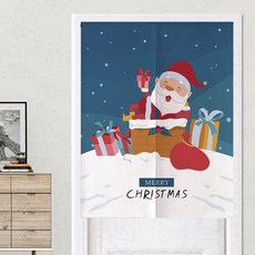 크리스마스 문 가리개커튼 L107