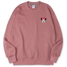 벤힛 디즈니 미니마우스 자수 특양면 오버핏 맨투맨 DNMKOM1307F