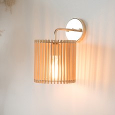 hit LIGHTING 曲棍球室內圓形壁燈 F30276, 木頭