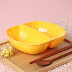 CookCha 復古小吃碗 辣炒年糕 炒碼 炒碼麵碗, 4個, 黃色